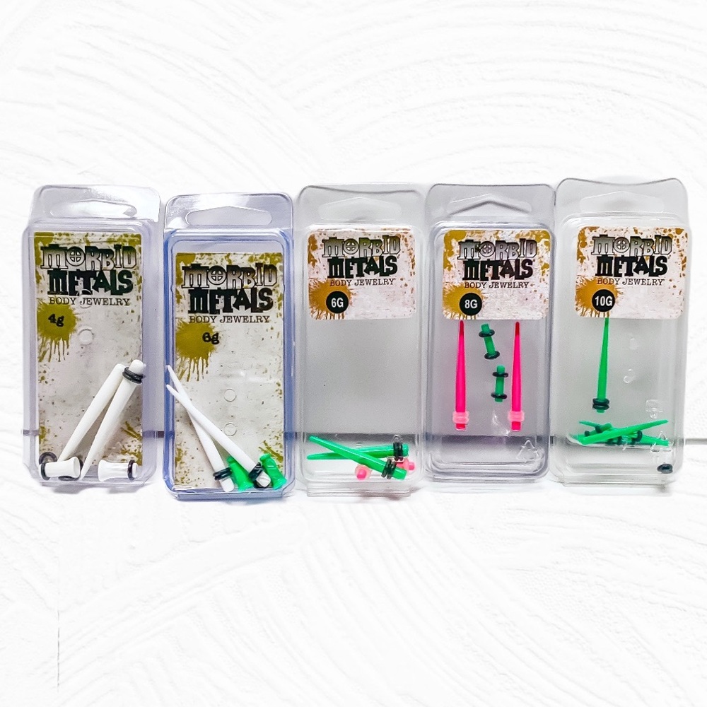 Hot Topic Gauges (Various Sizes) Hot Pink/…